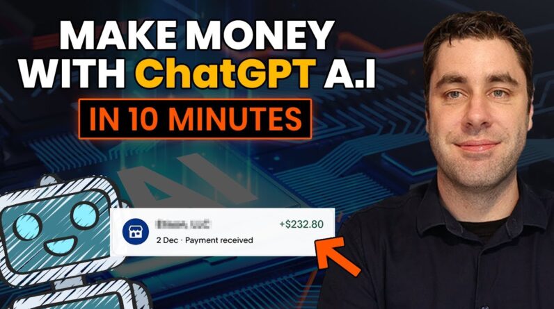 How To Make Money With ChatGPT As A Beginner In 2022 (Easy 10 Minute Guide)