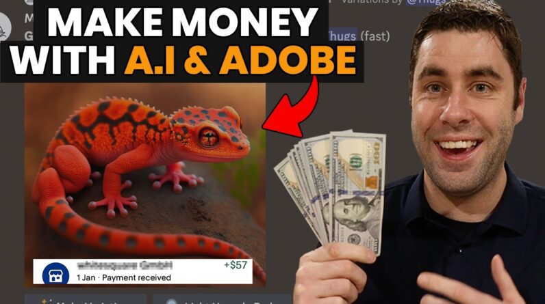 Make Money Online Selling A.I Images Using MidJourney For Beginners!