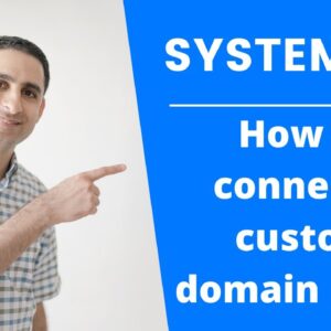 How to connect a custom domain with systeme.io 🔥 (step by step) 👇