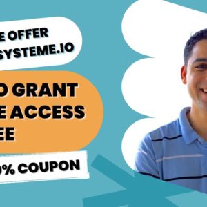 How to grant course access for free (100% coupon) 🎁 Bundle offer set up in Systeme.io