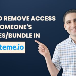 How to Remove Access from Someone's Courses Bundle in Systeme.io