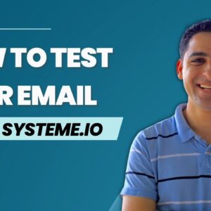 How to Test your Emails with Personlization with Systeme