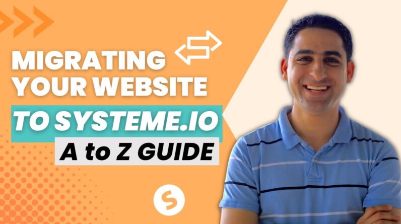 Migrating your website to Systeme.io (A to Z guide)