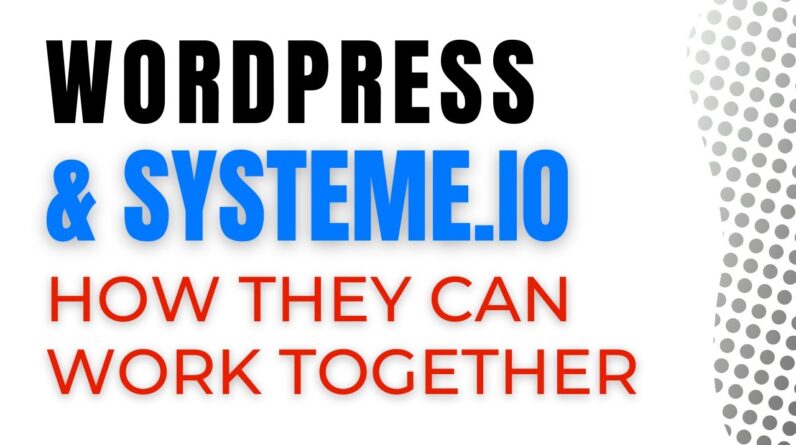 WordPress & Systeme.io integration training video