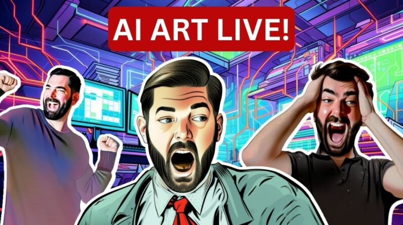 Let's Create AI Art & Thumbnails (LIVE)