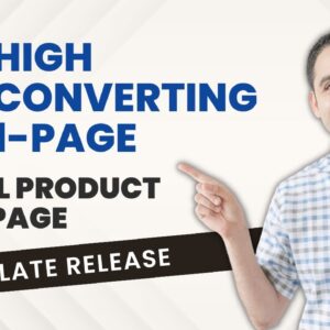 High Converting 1 page digital product sales page (Template Release)