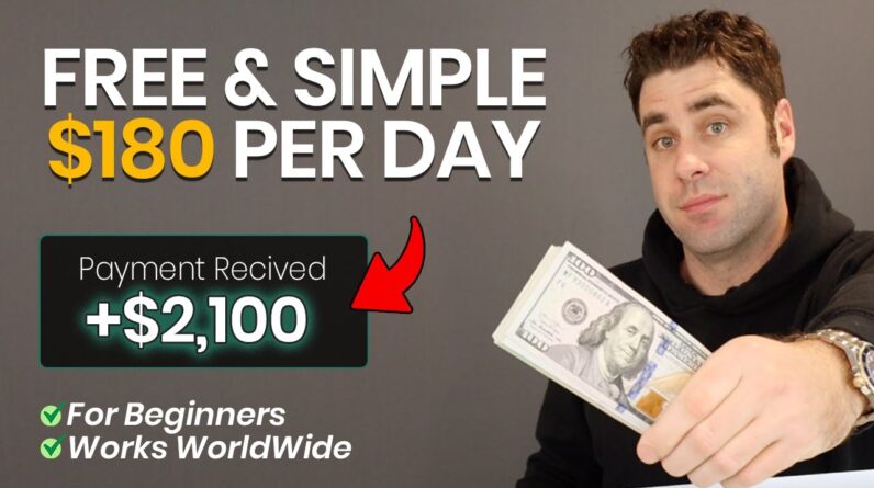 Best Way To Make Money Online For FREE With No Experience In 2024! ($180/Day)