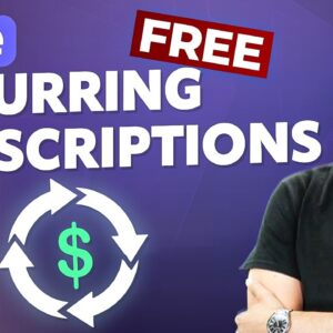 How To Setup Stripe Recurring Payments (FREE)