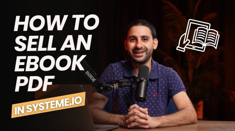 How to sell an eBook PDF in Systeme.io